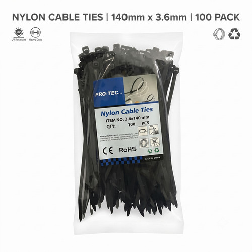 Fascette cablaggio nylon nere - fascette,
