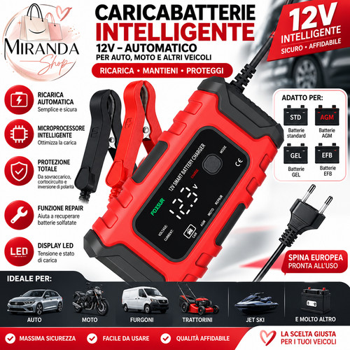 Caricabatterie automatico - caricabatterie,