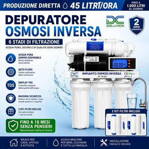 Depuratore acqua sotto lavello - sotto,